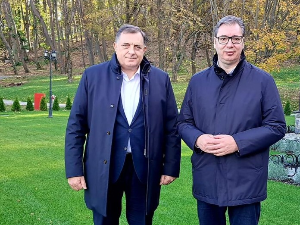 Вучић са Додиком о заједничким пројектима Србије и Републике Српске