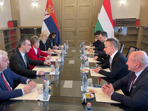 Орлић са Сијартом у Будимпешти