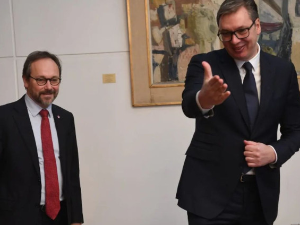 Вучић са Жиофреом: Србија посвећена свом европском путу