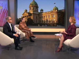 Зоран Лутовац (ДС) и Снежана Пауновић (СПС) о подизању цензуса на 5 одсто