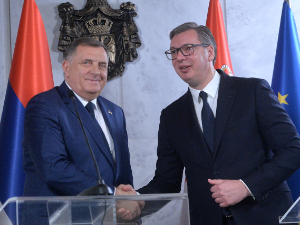 Вучић и Додик: Разговарали смо о стратешким пројектима и даљој сарадњи