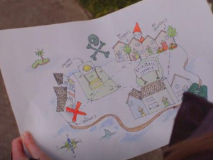 Обележи место са икс