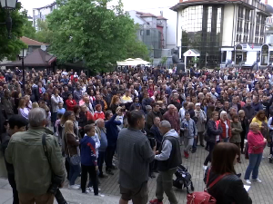 Протест "Србија против насиља" у Крагујевцу