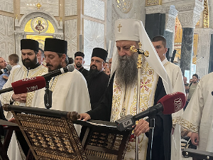 Патријарх: Апелујемо на оне који имају силу и моћ да разумеју да и Срби имају право да живе у миру
