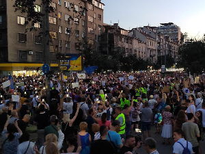 Одржан десети протест "Србија против насиља"