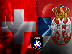 Одбојка - ЕП: Швајцарска - Србија, пренос