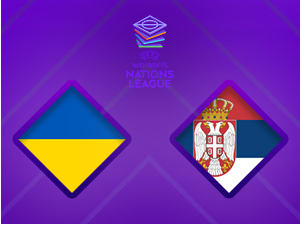 Фудбал (ж) - UEFA Национална лига: Украјина - Србија