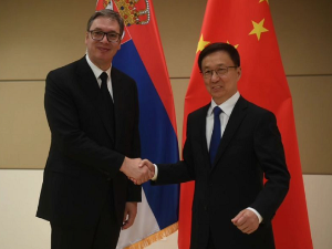 Вучић са Џенгом и Лајчаком у Њујорку: Дубоко сам забринут за безбедност Срба на КиМ