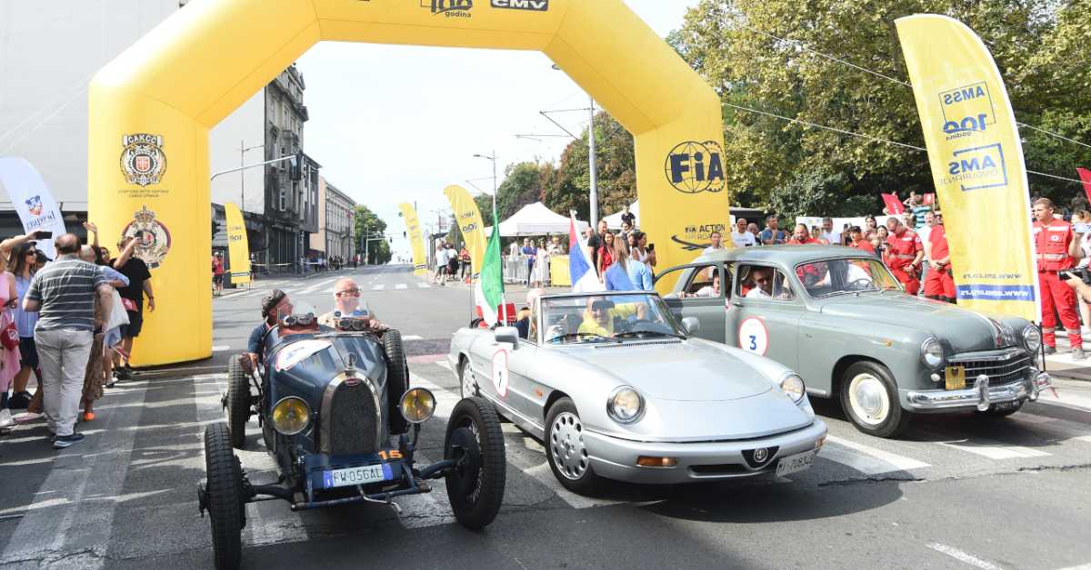 Римејк Велике награде Београда – претече Формуле 1, на Калемегдану