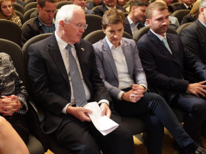 Брнабићева и Хил на промоцији Пупин иницијативе, нови наратив у односима Србије и САД