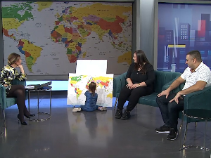 Бенин, Того, Бразил, САД – Ксенија има само две и по године, а већ се сналази на мапи света