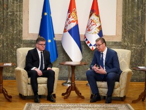 Састанак Вучића и Лајчака у Београду