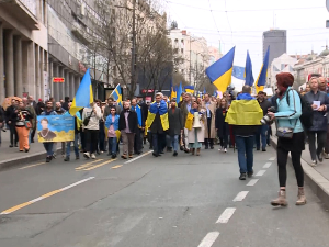 "Марш солидарности са Украјином" у Београду
