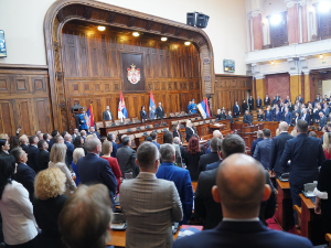 Наставак конститутивне седнице Скупштине Србије у понедељак