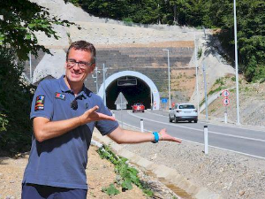 САТ - Патрола кроз нови тунел и пут до Црне Горе