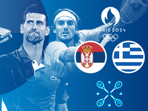 ЛОИ 2024 - Тенис: Новак Ђоковић - Стефанос Циципас, четвртфинале