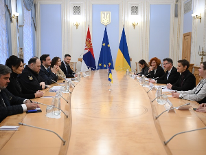 Брнабић: Србија и Украјина могу да унапреде сарадњу; Стефанчук: Захвални смо на подршци ка путу у ЕУ