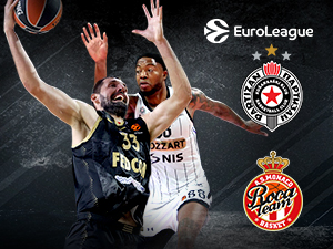 Монаков повратак у Београд, Партизан против прошлогодишњег финалисте Евролиге