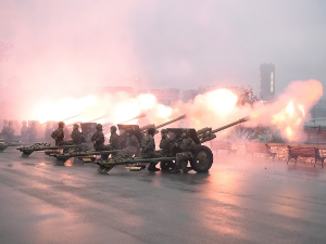 Почасна паљба на Калемегдану поводом Дана примирја