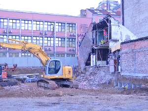 Обрушио се зид куће поред градилишта на Врачару