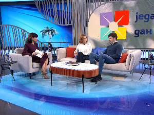 Глумци Јана Бјелица и Јован Јовановић о улогама у  серији "Тврђава"