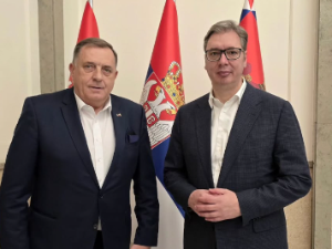 Вучић са Додиком о регионалној стабилности и сарадњи Србије и Републике Српске