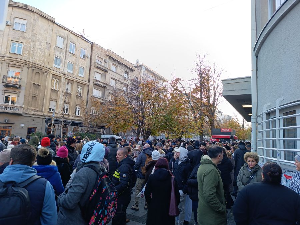 Завршен протест родитеља и ученика Пете београдске гимназије испред Министарства просвете