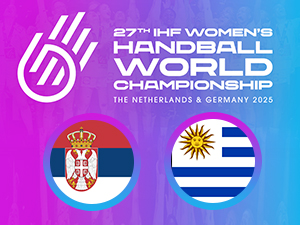 Рукомет (ж) - СП: Србија - Уругвај