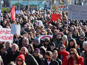 Уједињени против фашизма – протестни маршеви широм Хрватске