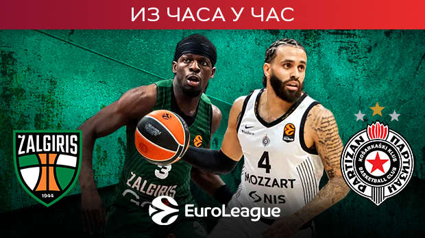 Партизан против Жалгириса за повратак на победнички колосек