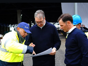 Вучић са Малим обишао радове на Експу: Верујем да ћемо завршити до септембра 2026.