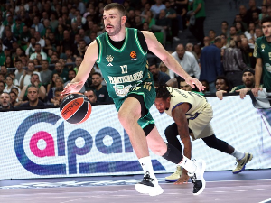 Рогавопулос оборио рекорд Банета Прелевића у грчкој лиги - 12 тројки и 40 поена у победи Панатинаикоса