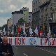 Марш "Бесмртног пука" улицама Београда, свечани програм на Тргу републике