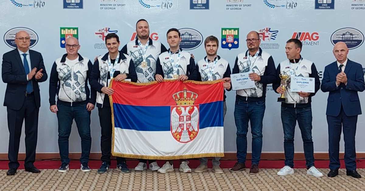 Србија освојила бронзу на Европском првенству у шаху