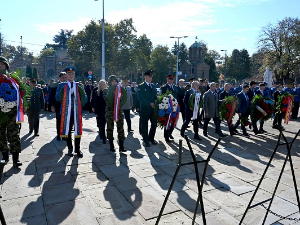 Полагањем венаца обележена 81. годишњица ослобођења Београда у Другом светском рату