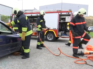 Заједнички тренинг српских и бугарских ватрогасаца у Врању