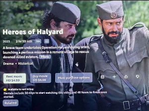 Филм „Хероји Халијарда“ на америчком Амазон прајму
