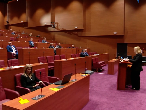 Негирање усташких злочина у Хрватском сабору: "Радионице у Јасеновцу биле на добром гласу" Негирање усташких злочина у Хрватском сабору: "Радионице у Јасеновцу биле на добром гласу"