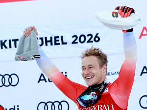 Марко Одермат први у супервелеслалому у Кицбилу