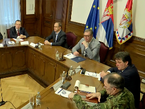 Одржана седница Савета за националну безбедност, обратиће се председник Вучић 