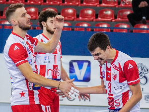 Одбојкаши Звезде убедљиви против загребачке Младости за осмину финала Челенџ купа