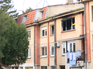 Пожар у стамбеној згради у Котежу
