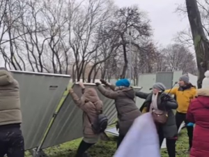 Протест на Ушћу због изградње акваријума