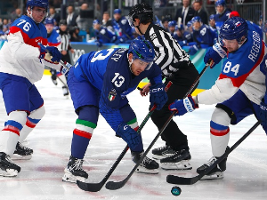 Хокејаши Словачке први полуфиналисти на Играма у Милану и Кортини