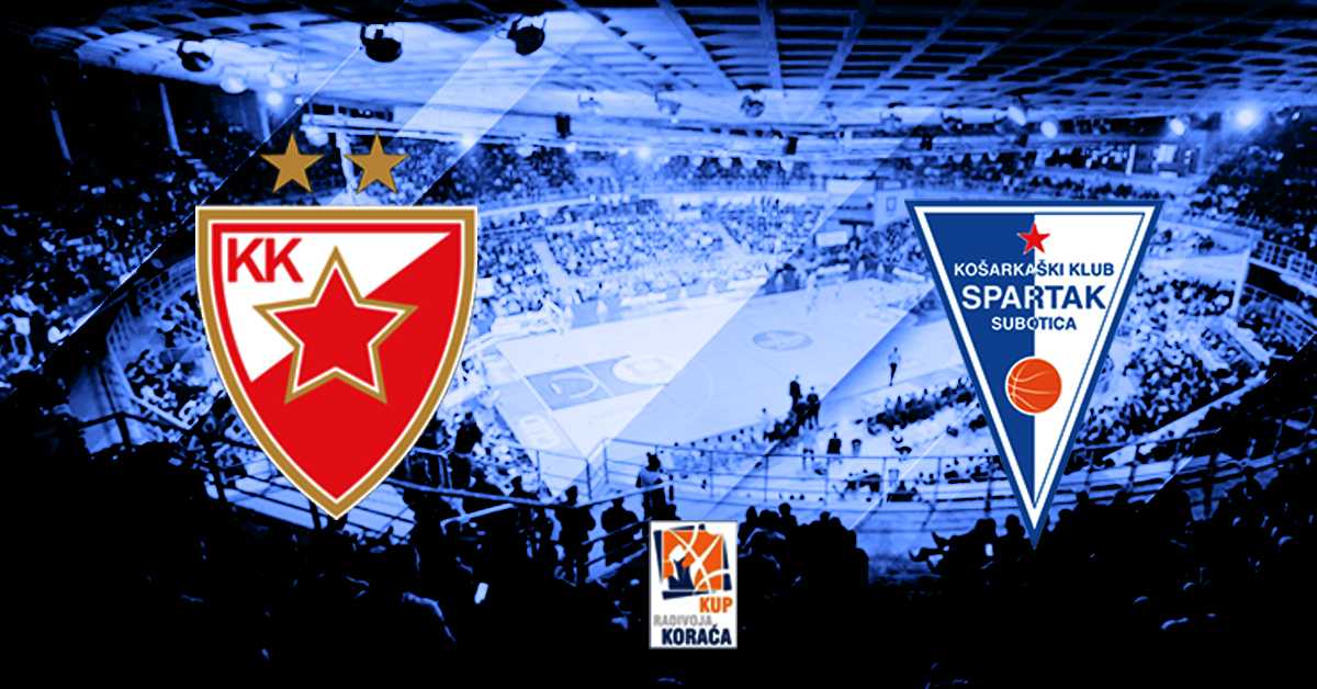 Звезда против Спартака за 10. финале Купа Кораћа у низу