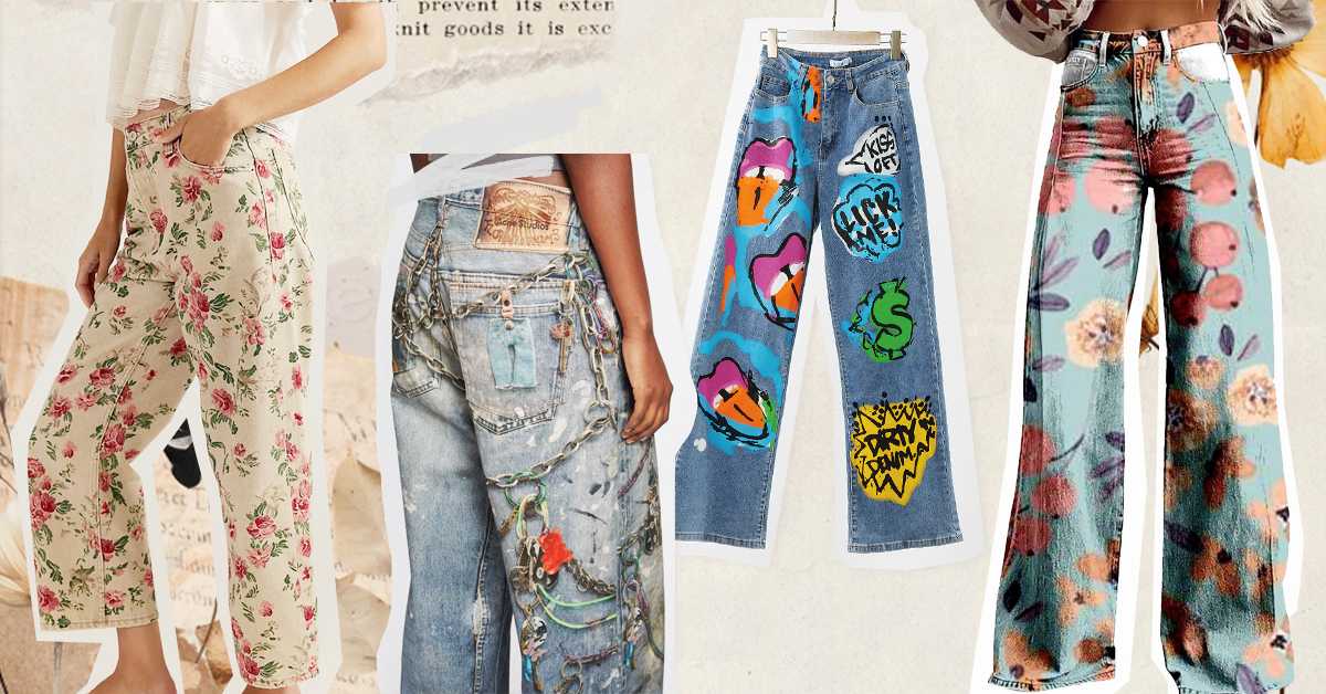 Џинс трендови за 2026. од цветића, туфница, вêза до цигарет-модела