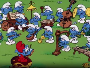 Штрумпфови:	Три штрумпфетара