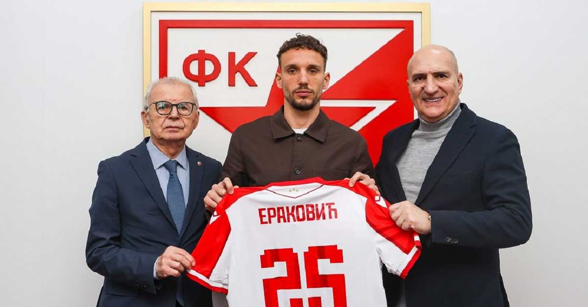 Звезда вратила дете клуба - Ераковић поново у црвено-белом дресу