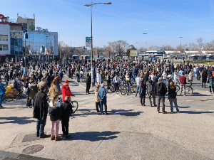 У Новом Саду обележено шеснаест месеци од пада надстрешнице
