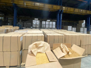 Цариници приликом контроле магацина пронашли више од 14 тона дувана